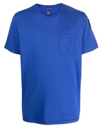Мужская синяя футболка с круглым вырезом от Parajumpers