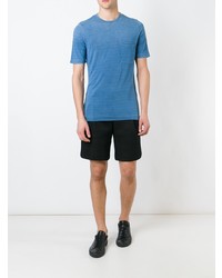 Мужская синяя футболка с круглым вырезом от Laneus