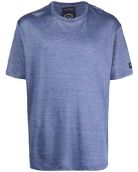 Мужская синяя футболка с круглым вырезом от Paul & Shark