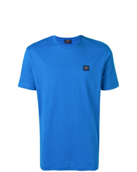 Мужская синяя футболка с круглым вырезом от Paul & Shark