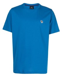 Мужская синяя футболка с круглым вырезом от PS Paul Smith