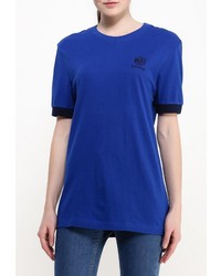 Женская синяя футболка с круглым вырезом от Reebok Classics