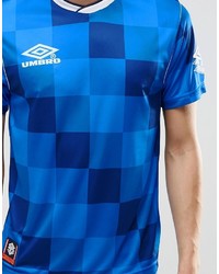 Мужская синяя футболка с круглым вырезом от Umbro