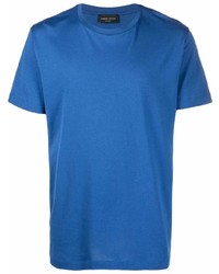 Мужская синяя футболка с круглым вырезом от Roberto Collina