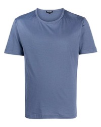 Мужская синяя футболка с круглым вырезом от Ron Dorff