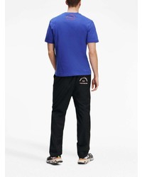 Мужская синяя футболка с круглым вырезом от Karl Lagerfeld
