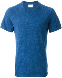Мужская синяя футболка с круглым вырезом от Simon Miller