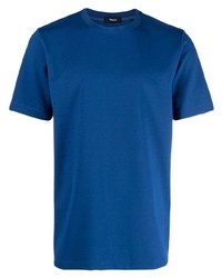 Мужская синяя футболка с круглым вырезом от Theory