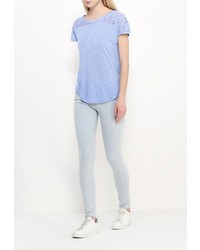 Женская синяя футболка с круглым вырезом от Tom Farr