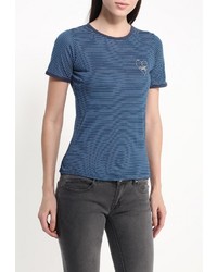 Женская синяя футболка с круглым вырезом от Vans