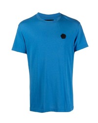 Мужская синяя футболка с круглым вырезом от Viktor & Rolf