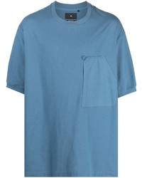 Мужская синяя футболка с круглым вырезом от Y-3