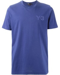Мужская синяя футболка с круглым вырезом от Y-3