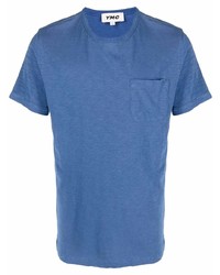 Мужская синяя футболка с круглым вырезом от YMC