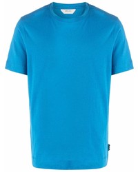 Мужская синяя футболка с круглым вырезом от Z Zegna