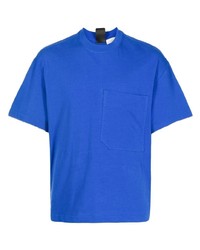 Мужская синяя футболка с круглым вырезом от Zilver
