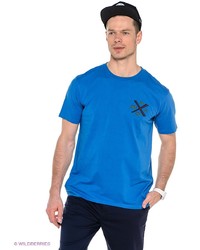 Мужская синяя футболка с принтом от DC Shoes