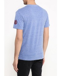 Мужская синяя футболка от Affliction