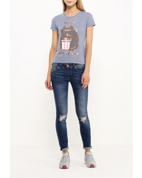 Женская синяя футболка от Alcott