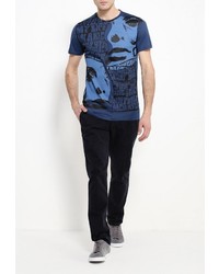 Мужская синяя футболка от Antony Morato