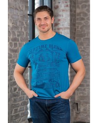 Мужская синяя футболка от Begood