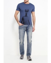 Мужская синяя футболка от BLEND