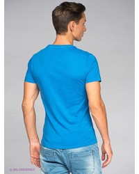 Мужская синяя футболка от Bramante