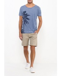 Мужская синяя футболка от Broadway