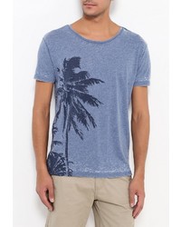 Мужская синяя футболка от Broadway