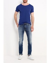 Мужская синяя футболка от Calvin Klein Jeans