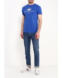 Мужская синяя футболка от Cesare Paciotti