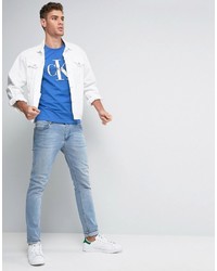 Мужская синяя футболка от Calvin Klein Jeans