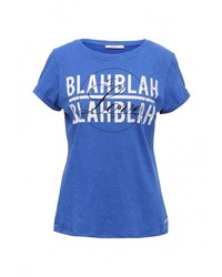 Женская синяя футболка от Coquelicot