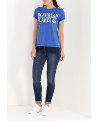 Женская синяя футболка от Coquelicot