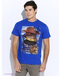 Мужская синяя футболка от D.S