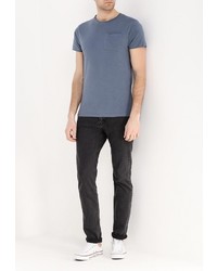 Мужская синяя футболка от D-struct