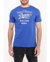 Мужская синяя футболка от Deblasio