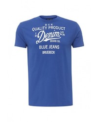 Мужская синяя футболка от Deblasio