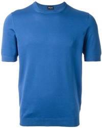 Мужская синяя футболка от Drumohr