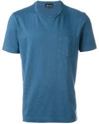 Мужская синяя футболка от Drumohr