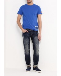 Мужская синяя футболка от E-Bound