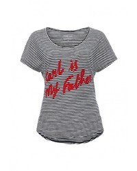 Женская синяя футболка от Eleven Paris