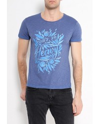 Мужская синяя футболка от Frank NY