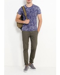 Мужская синяя футболка от Frank NY