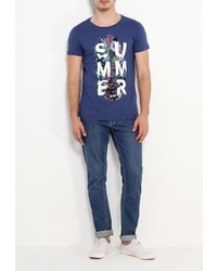 Мужская синяя футболка от Frank NY