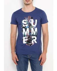 Мужская синяя футболка от Frank NY