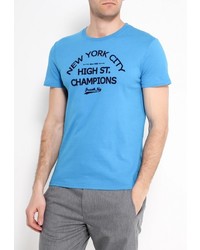 Мужская синяя футболка от Frank NY