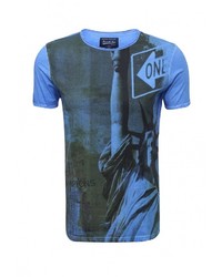 Мужская синяя футболка от Frank NY