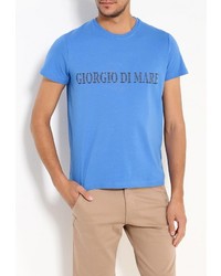 Мужская синяя футболка от Giorgio Di Mare
