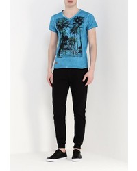 Мужская синяя футболка от Hopenlife